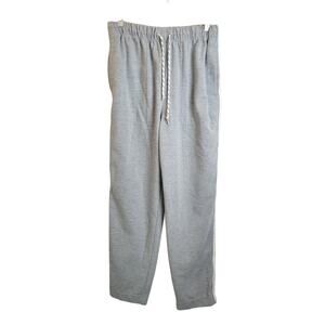 VTG Lavon Gray Straight Leg Drawstring Activewear Sweatpants Women's Size Medium